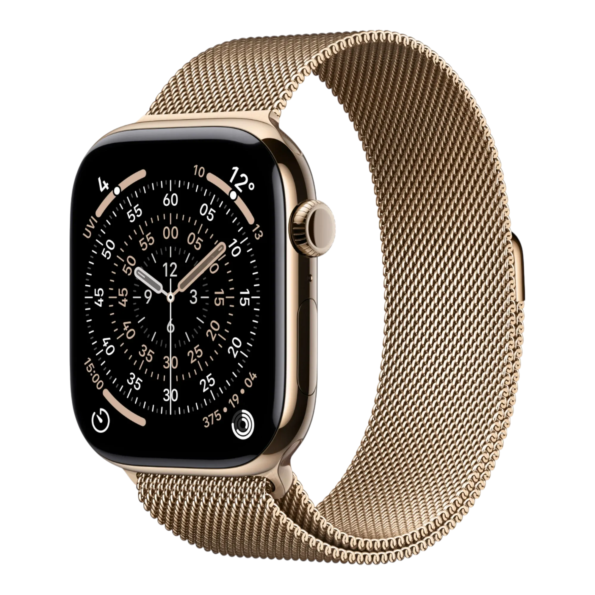Apple Watch Series 11 GPS + Cellular, 46mm Gold Titanium Case with Gold Milanese Loop - M/L 45676e-4.myshopify.com Apple Apple Watch Series 11 GPS + Cellular, 46mm Gold Titanium Case with Gold Milanese Loop - M/L 45676e-4.myshopify.com Apple